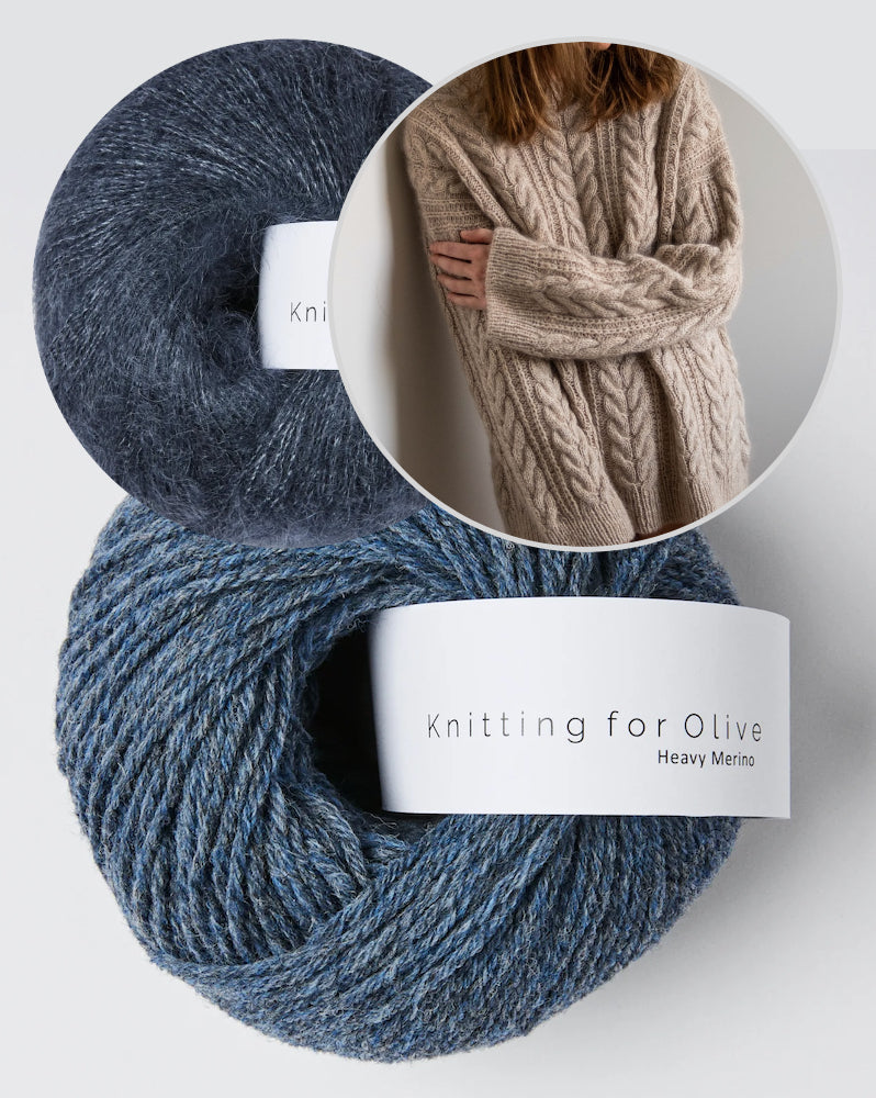 Hanna Sweater von Paula-m mit Heavy Merino und Soft Silk Mohair von Knitting for Olive 17