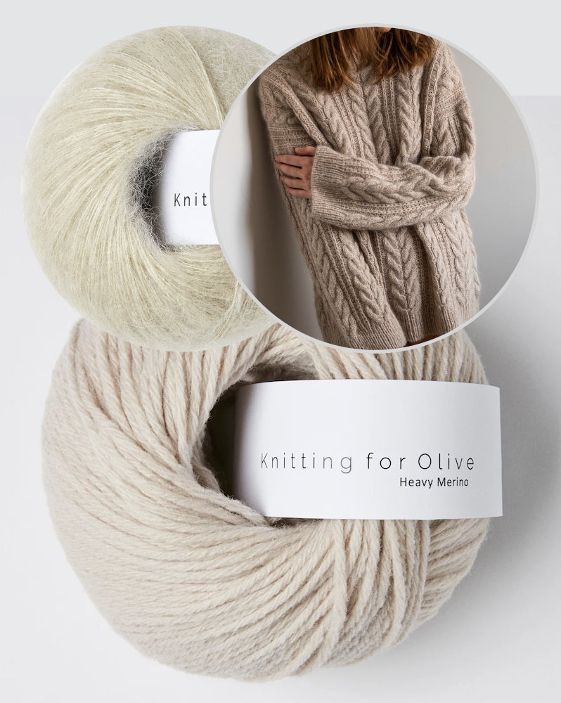 Hanna Sweater von Paula-m mit Heavy Merino und Soft Silk Mohair von Knitting for Olive 18