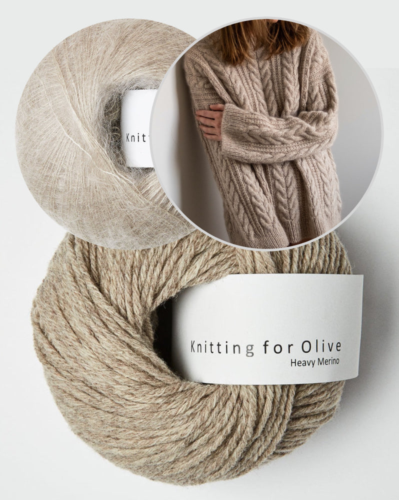 Hanna Sweater von Paula-m mit Heavy Merino und Soft Silk Mohair von Knitting for Olive 12