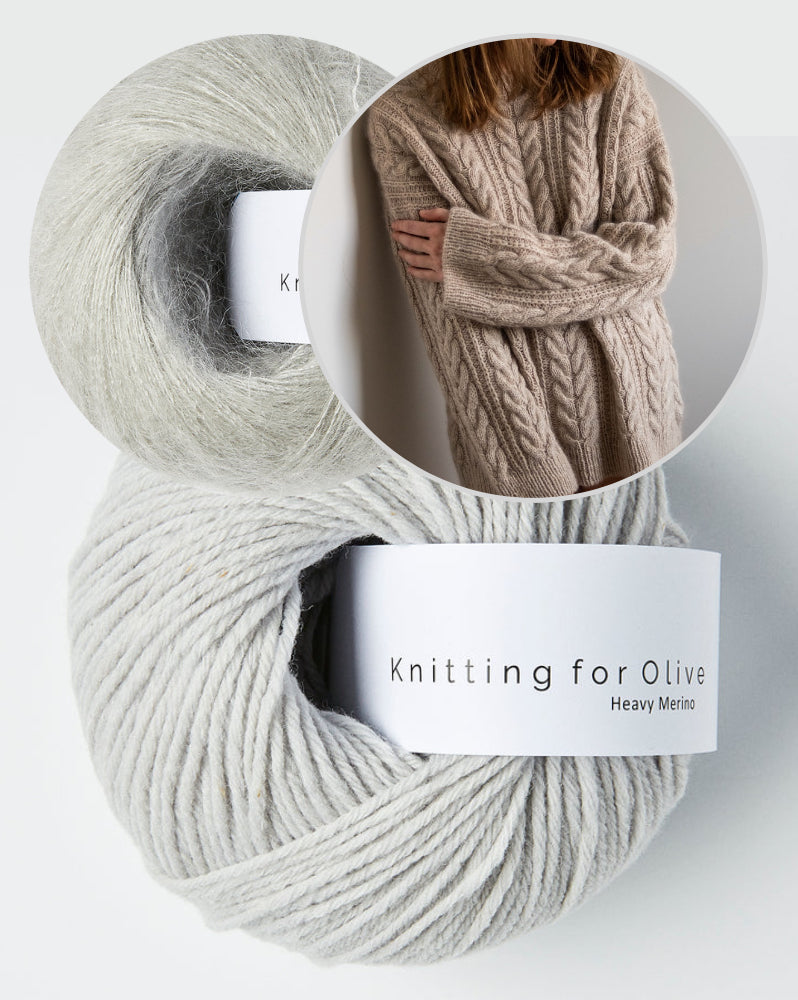 Hanna Sweater von Paula-m mit Heavy Merino und Soft Silk Mohair von Knitting for Olive 13