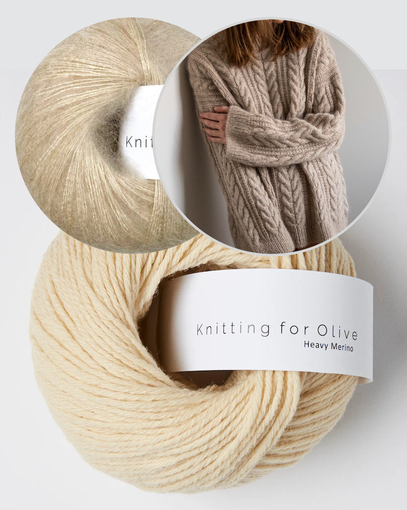 Hanna Sweater von Paula-m mit Heavy Merino und Soft Silk Mohair von Knitting for Olive 16