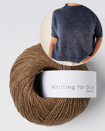 Hanuma Shirt | lässiges Basic Tee aus Pure Silk von Knitting for Olive
