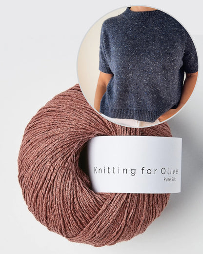 Hanuma Shirt | lässiges Basic Tee aus Pure Silk von Knitting for Olive