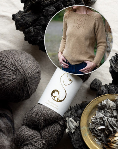 Harvest Sweater | zarte Zöpfe aus Elements DK von Eriu