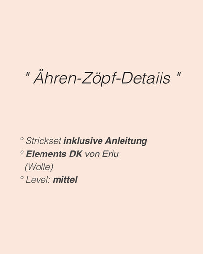 Harvest Sweater | zarte Zöpfe aus Elements DK von Eriu