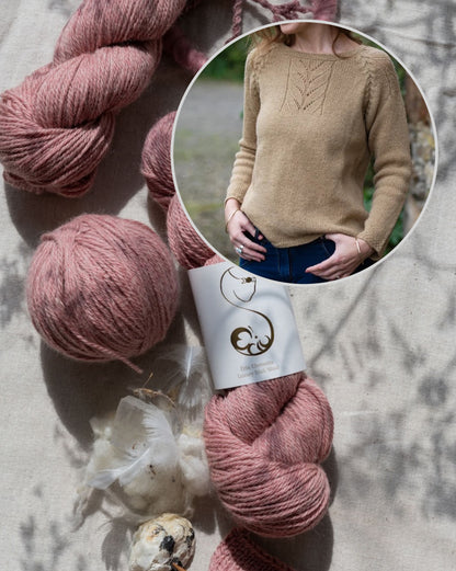 Harvest Sweater | zarte Zöpfe aus Elements DK von Eriu