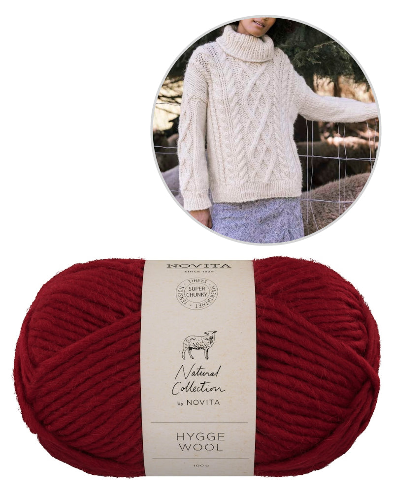 Haukiainen Strickpullover von Ronja Hakalehto mit Hygge Wool von Novita 8