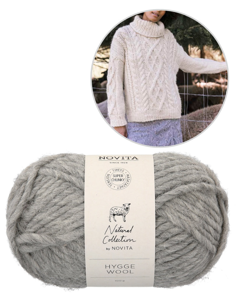 Haukiainen Strickpullover von Ronja Hakalehto mit Hygge Wool von Novita 6