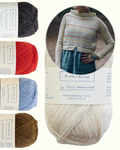 Heartstringi kampsun | õrnad südamed Le Petit Lambswool’ist firmalt Biches & Bûches