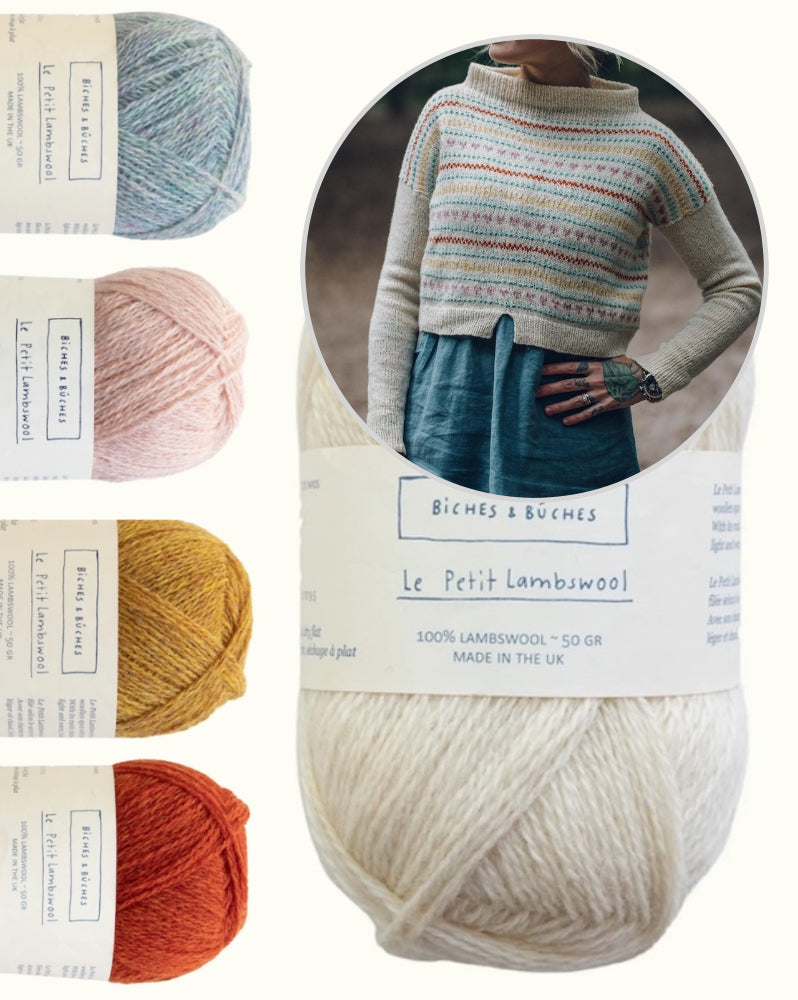 Heartstringi kampsun | õrnad südamed Le Petit Lambswool’ist firmalt Biches & Bûches