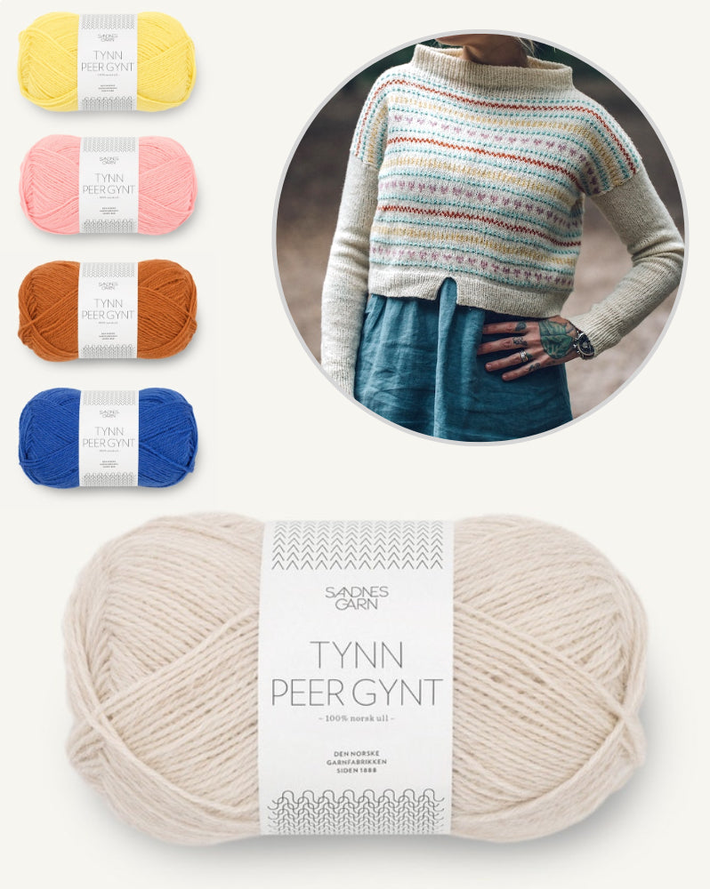  Heartstring Sweater von Andrea Mowry mit Tynn Peer Gynt von Sandnes Garn 7