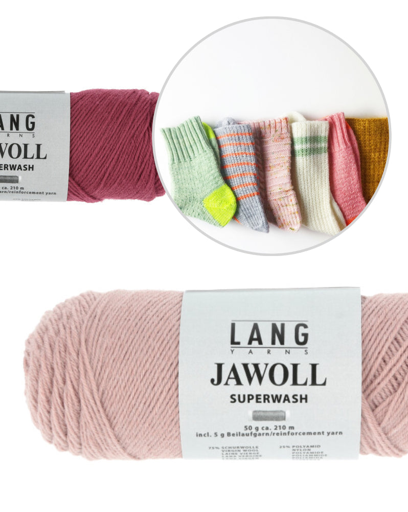Hello Sailor Socks von Summer Lee mit Jawoll von Lang Yarns 17