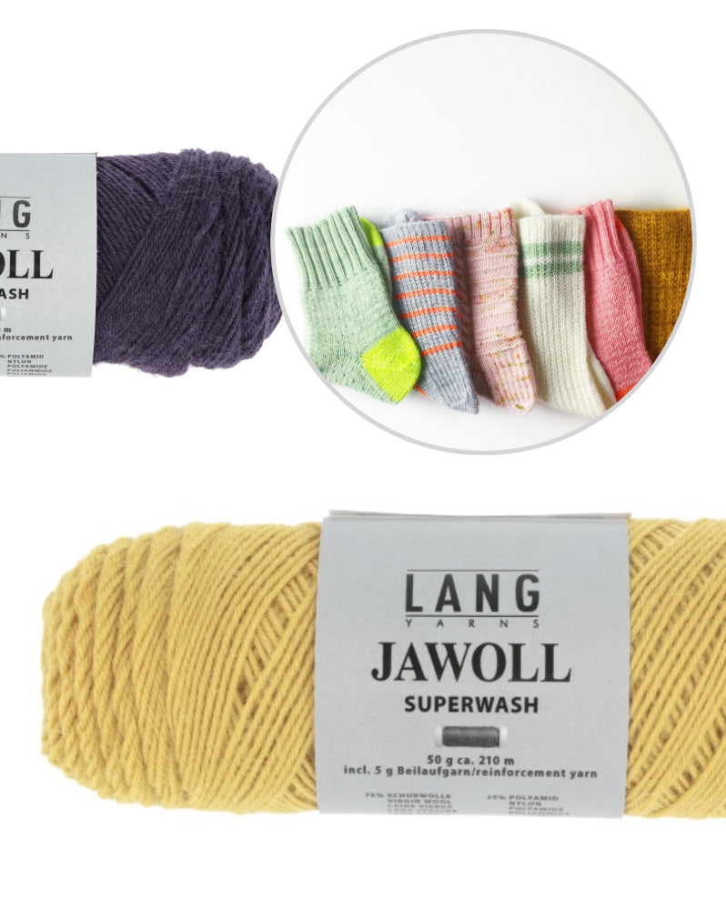 Hello Sailor Socks von Summer Lee mit Jawoll von Lang Yarns 23