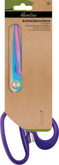 Hemline Schneiderschere, 23,5 cm, Edelstahl, Regenbogenschimmer, lila Griffe