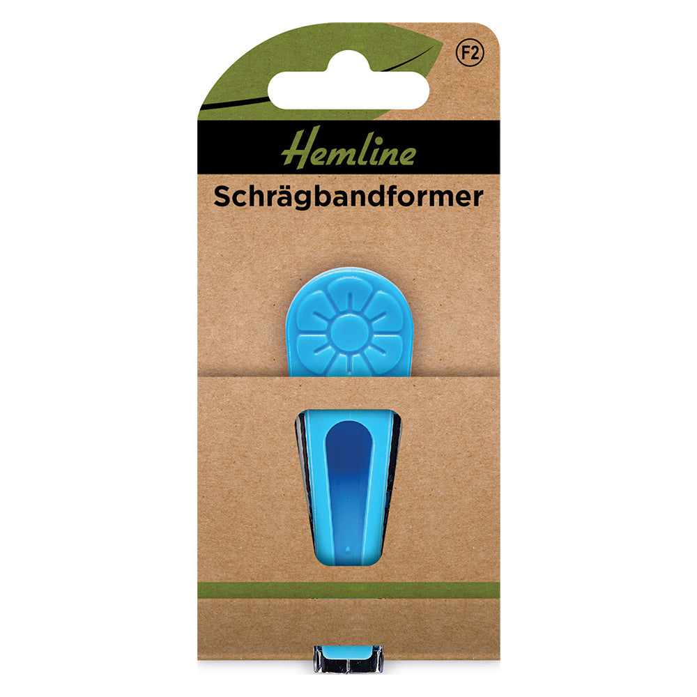 Hemline Schrägbandhersteller blau, 12mm