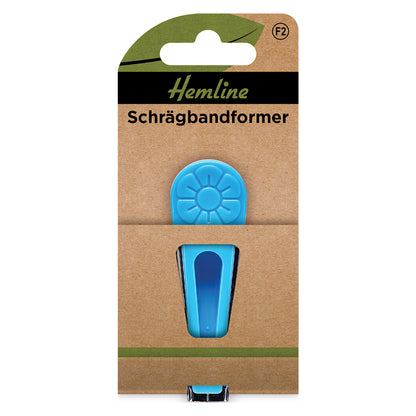 Hemline Schrägbandhersteller blau, 12mm