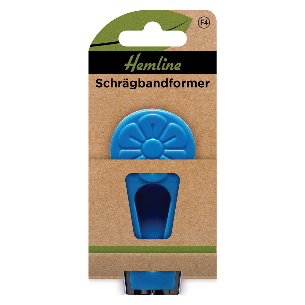 Hemline Schrägbandhersteller blau, 25mm