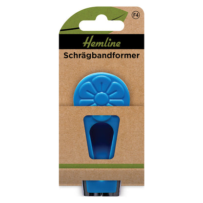 Hemline Schrägbandhersteller blau, 25mm