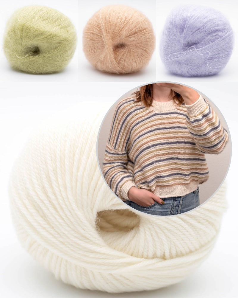 emmas.knits Hepatica Sweater mit Merry Merino 140 und Silky Kid RMS von Kremke Soul Wool 10