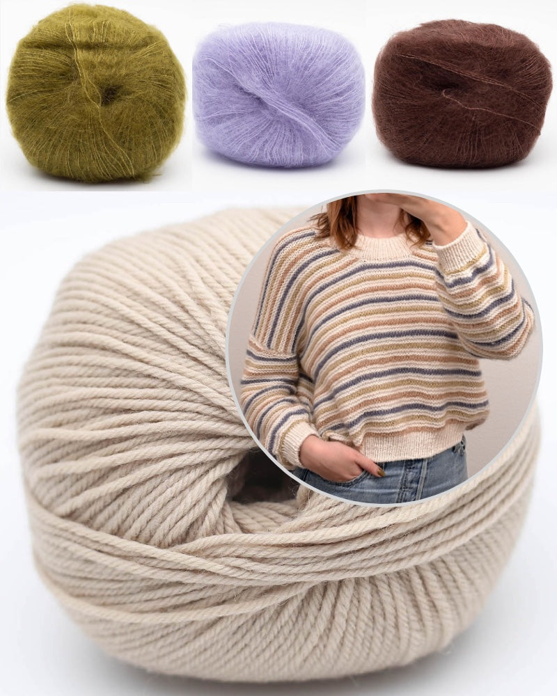 emmas.knits Hepatica Sweater mit Merry Merino 140 und Silky Kid RMS von Kremke Soul Wool 11