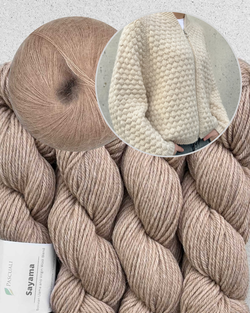 Hilly Cardigan von Gudrun Fesl mit Sayama und Mohair Bliss von Pascuali 15