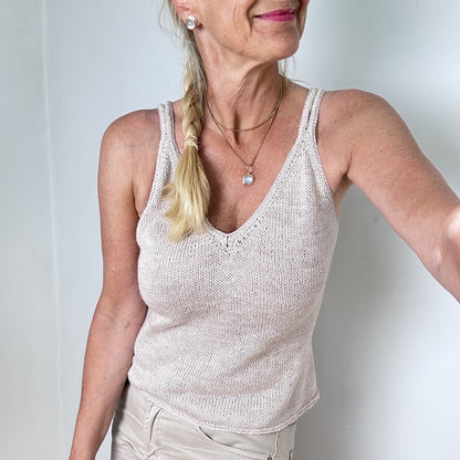 Tagliatelle Top | zartes Trägertop aus Summer Cashmere von Lana Grossa