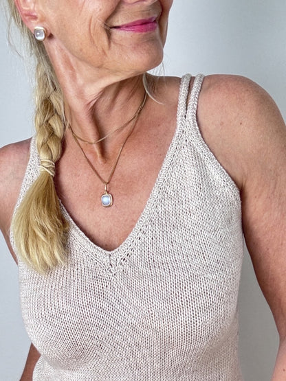 Tagliatelle Top | zartes Trägertop aus Summer Cashmere von Lana Grossa