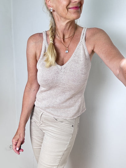 Tagliatelle Top | zartes Trägertop aus Summer Cashmere von Lana Grossa