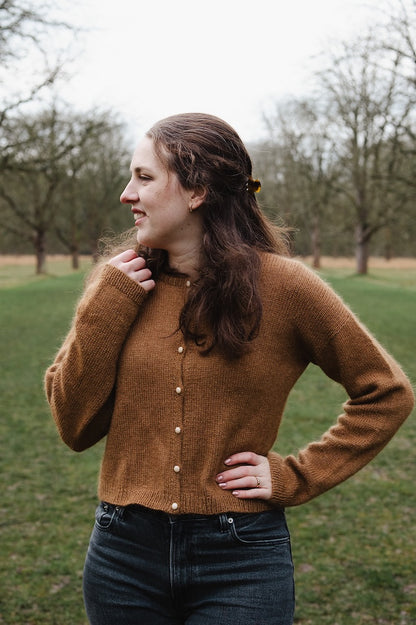 Hirismakes Iris Cardigan mit Merino und Soft Silk Mohair von Knitting for Olive 3