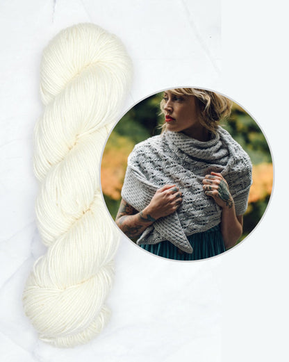 Hoarfrost Sahwl von Andrea Mowry mit Viva von Symfonie Yarn 12