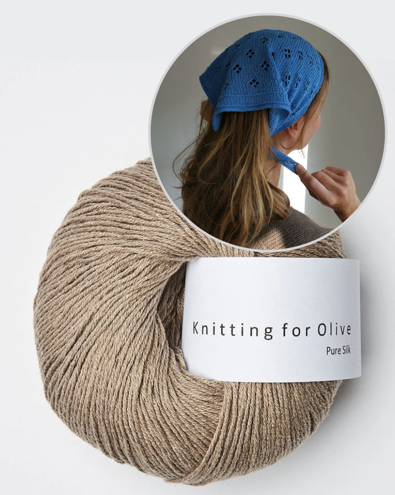 Paula-m Holly Bandana mit Pure Silk von Knitting for Olive 14