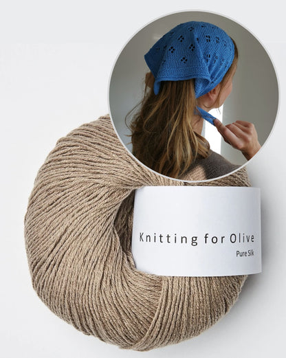 Paula-m Holly Bandana mit Pure Silk von Knitting for Olive 14