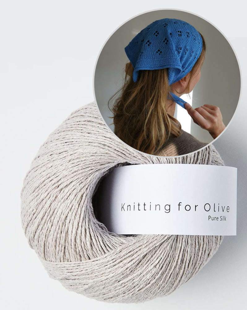 Paula-m Holly Bandana mit Pure Silk von Knitting for Olive 13