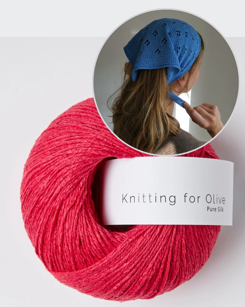 Paula-m Holly Bandana mit Pure Silk von Knitting for Olive 11