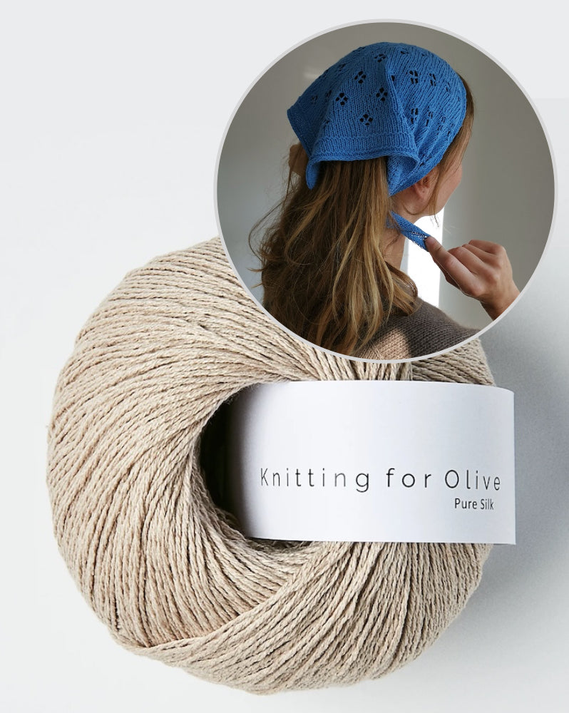 Paula-m Holly Bandana mit Pure Silk von Knitting for Olive 12