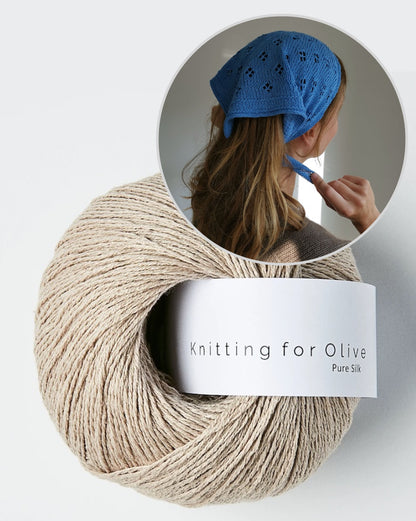 Paula-m Holly Bandana mit Pure Silk von Knitting for Olive 12