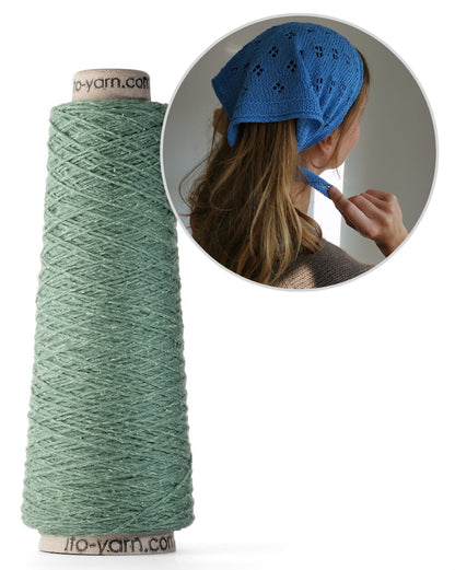Holly Bandana | verspieltes Mini-Tuch aus Shimo von ITO Yarn