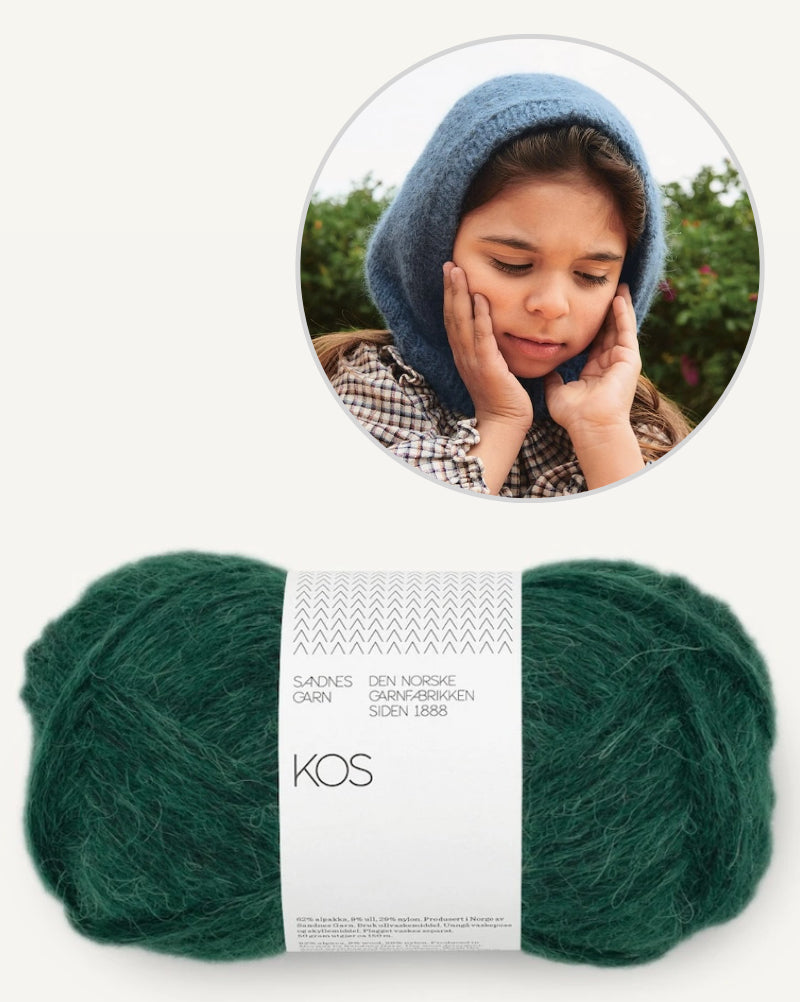 Hugsy Hood Kos Sandnes 2506 | leicht und weich aus Kos von Sandnes Garn