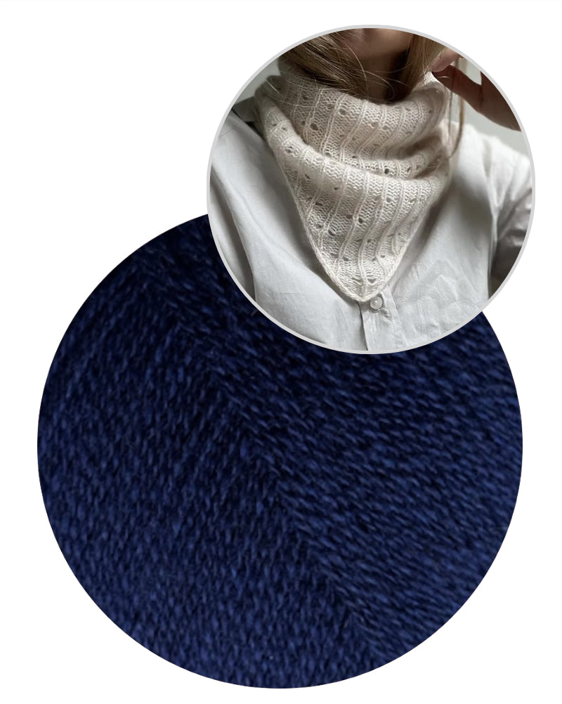 Hyo Bandana von Awegyoknit mit Cashmere Lace von Gepard Garn 