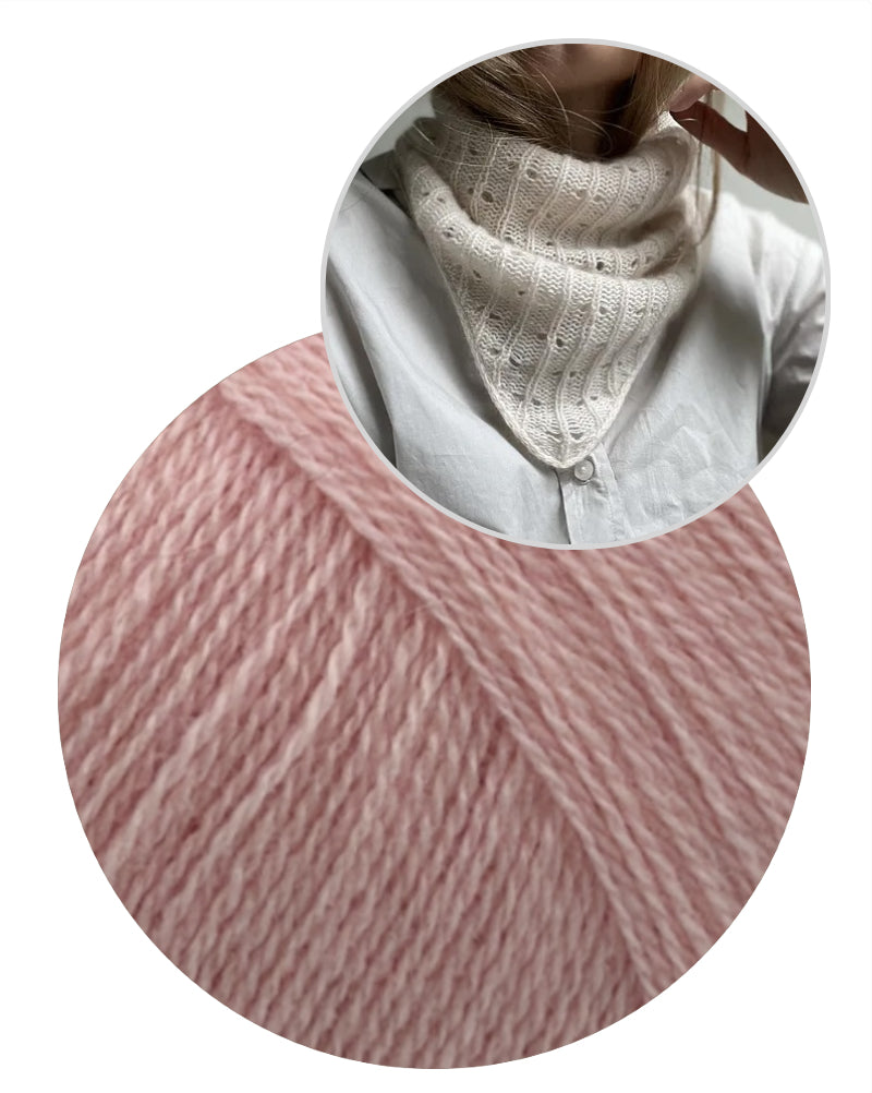 Hyo Bandana von Awegyoknit mit Cashmere Lace von Gepard Garn 