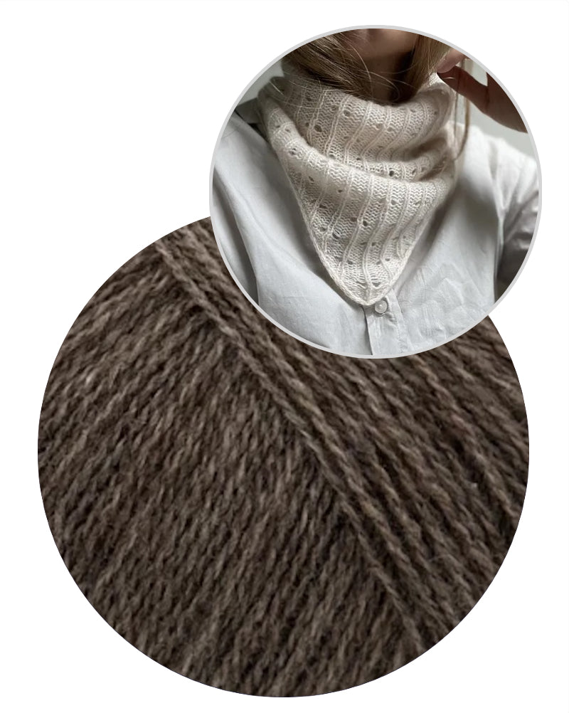 Hyo Bandana von Awegyoknit mit Cashmere Lace von Gepard Garn 8
