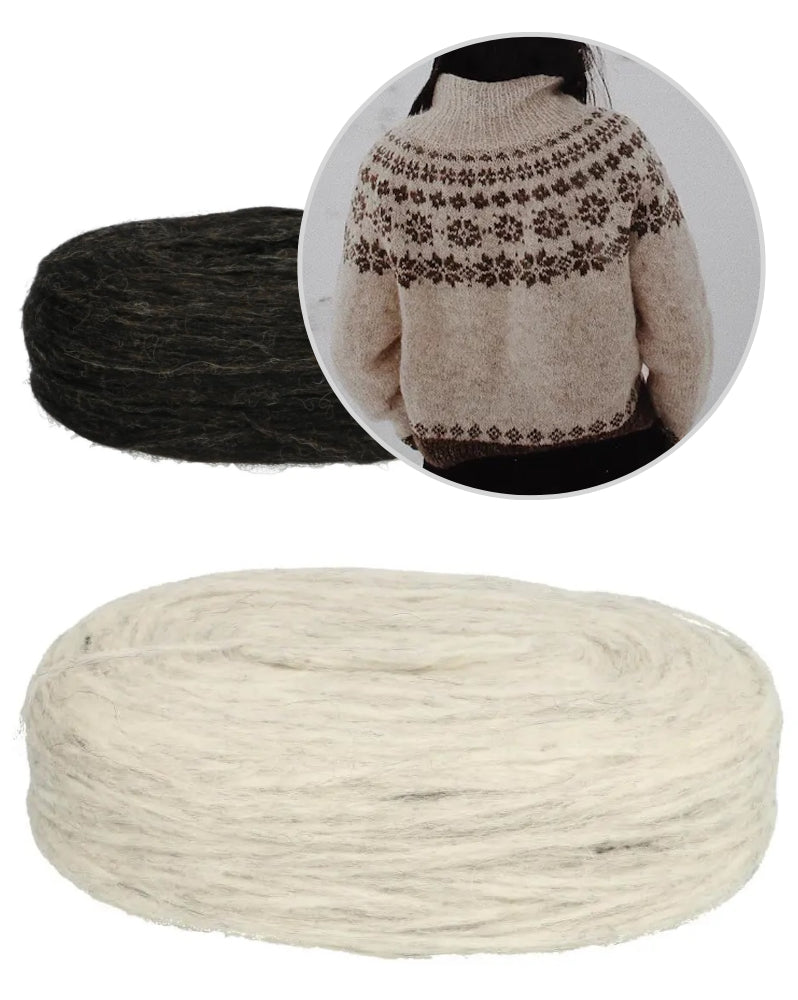 Saskie und Co Hytte Sweater mit Plötulopi von Lopi Island 10