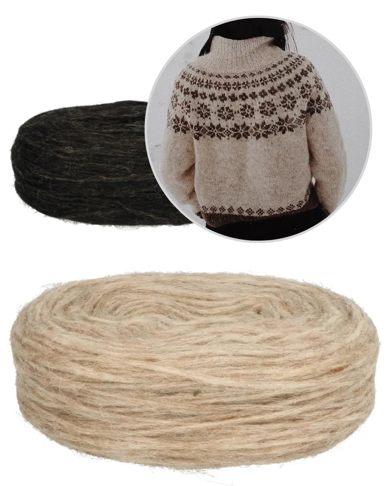 Saskie und Co Hytte Sweater mit Plötulopi von Lopi Island 9