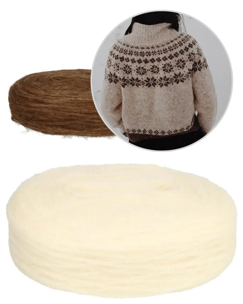 Saskie und Co Hytte Sweater mit Plötulopi von Lopi Island 8
