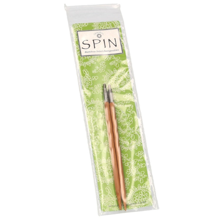 ChiaoGoo Spin Punte Intercambiabili Per Ferri Da Maglia In Bambù, 10 Cm, 3.75 Mm, Finitura Patina, 1 Pezzo - 4