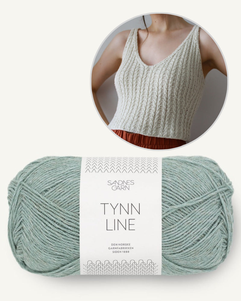 Ilana Camisole von Masha Ziablikova mit Tynn Line von Sandnes Garn 5