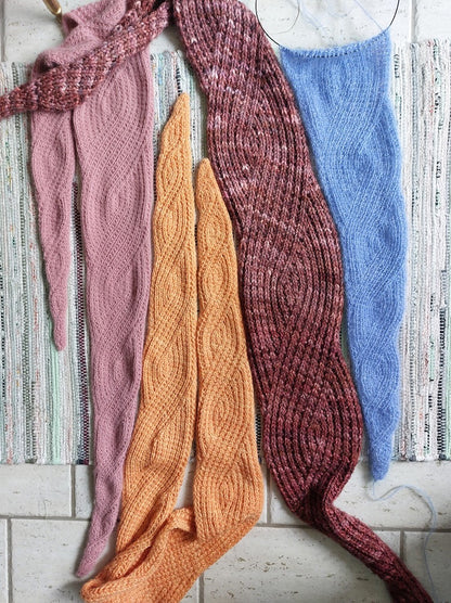 Ragna Tørklæde | enkelt mønster i Classic Cashmere fra Cardiff