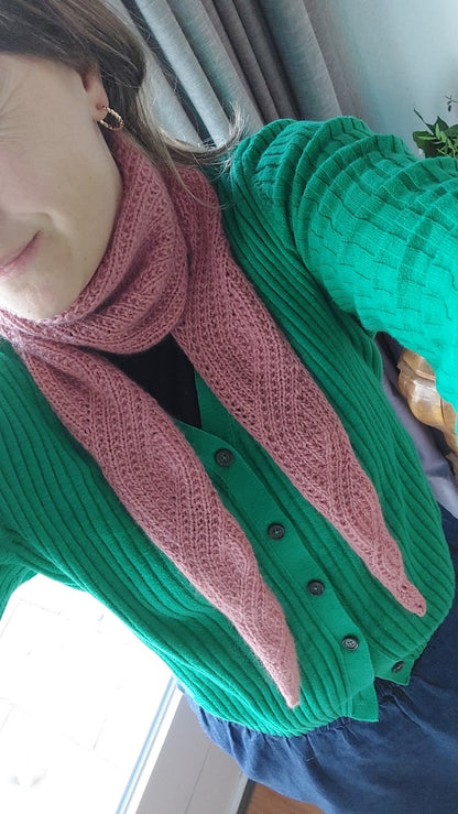 Ragna Tørklæde | enkelt mønster i Classic Cashmere fra Cardiff