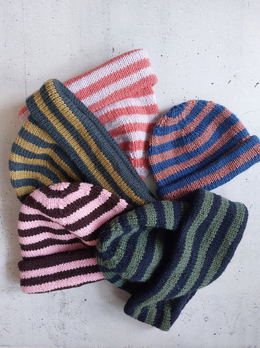 Versa Hat | fantastische Streifen aus Double Sunday von Sandnes Garn