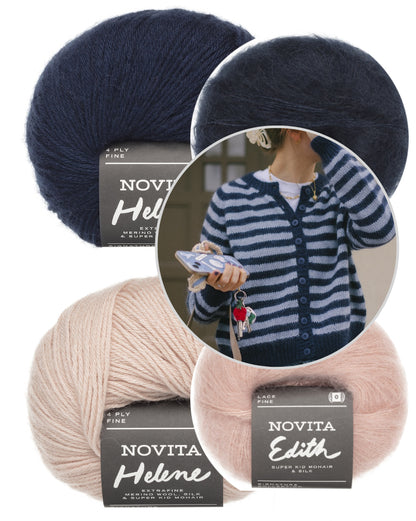 In My Stripes Era Cardi | Streifenliebe aus Helene und Edith von Novita